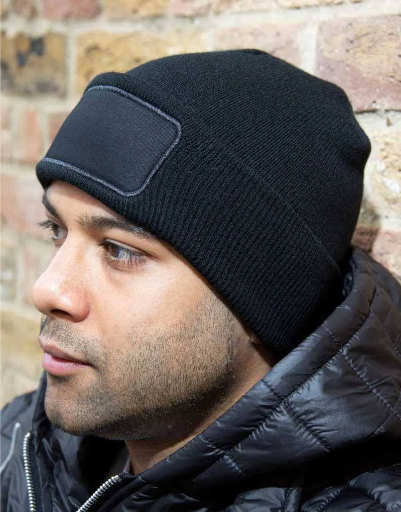 Result Winter Essentials Double Knit Printers Beanie