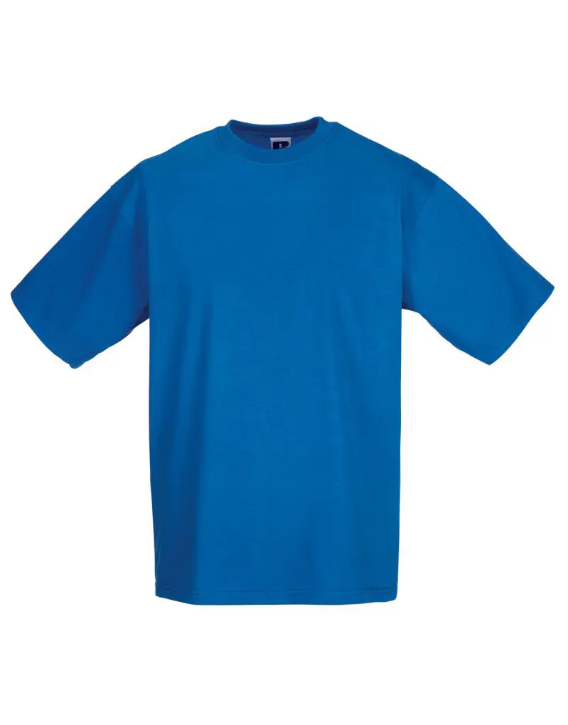 Russell Mens Classic T in Azure Blue