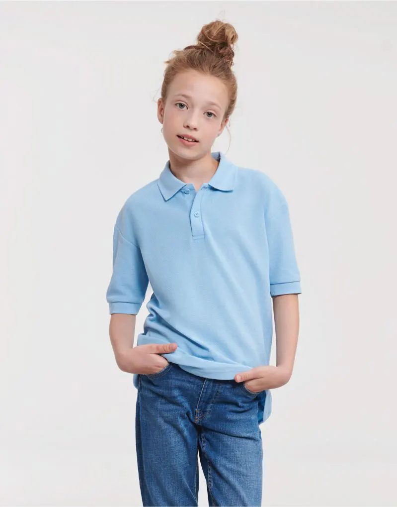 Russell Kids Jerzees Schoolgear Childrens Classic Polycotton Polo