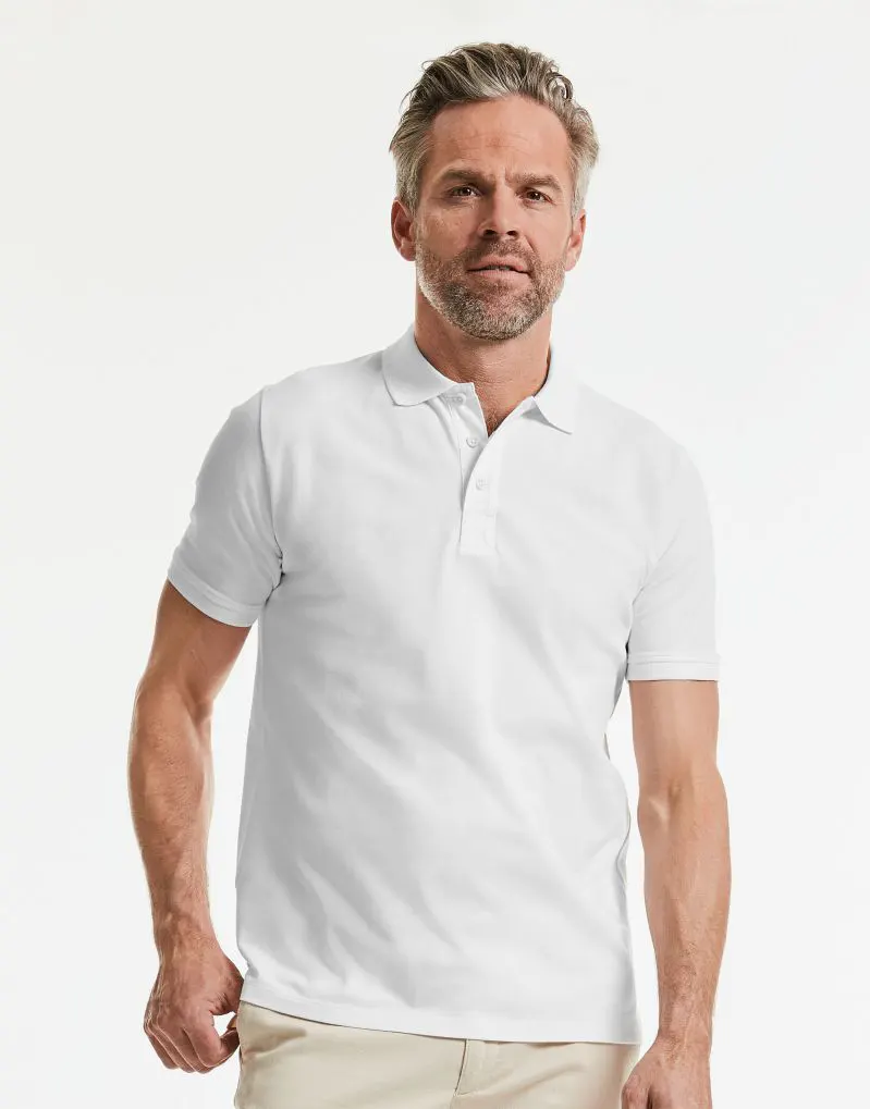Russell Pure Organic Mens Polo