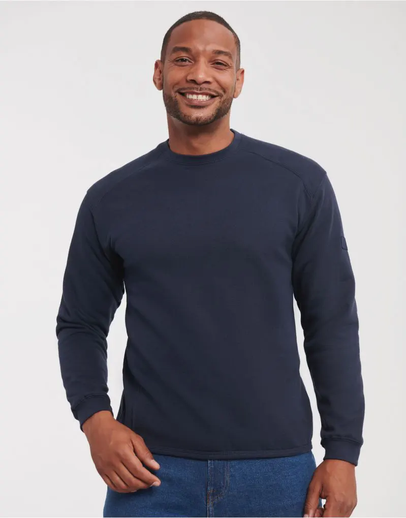 Russell Mens Heavy Duty Workwear Sweatshirt