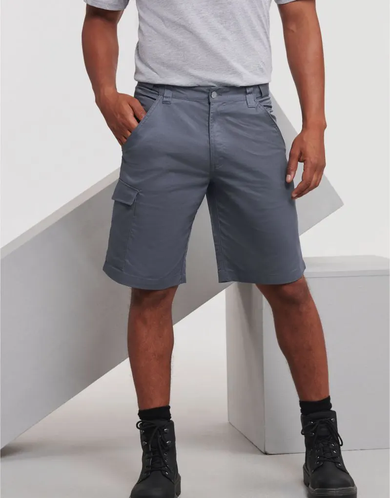 Russell Mens Polycotton Twill Shorts