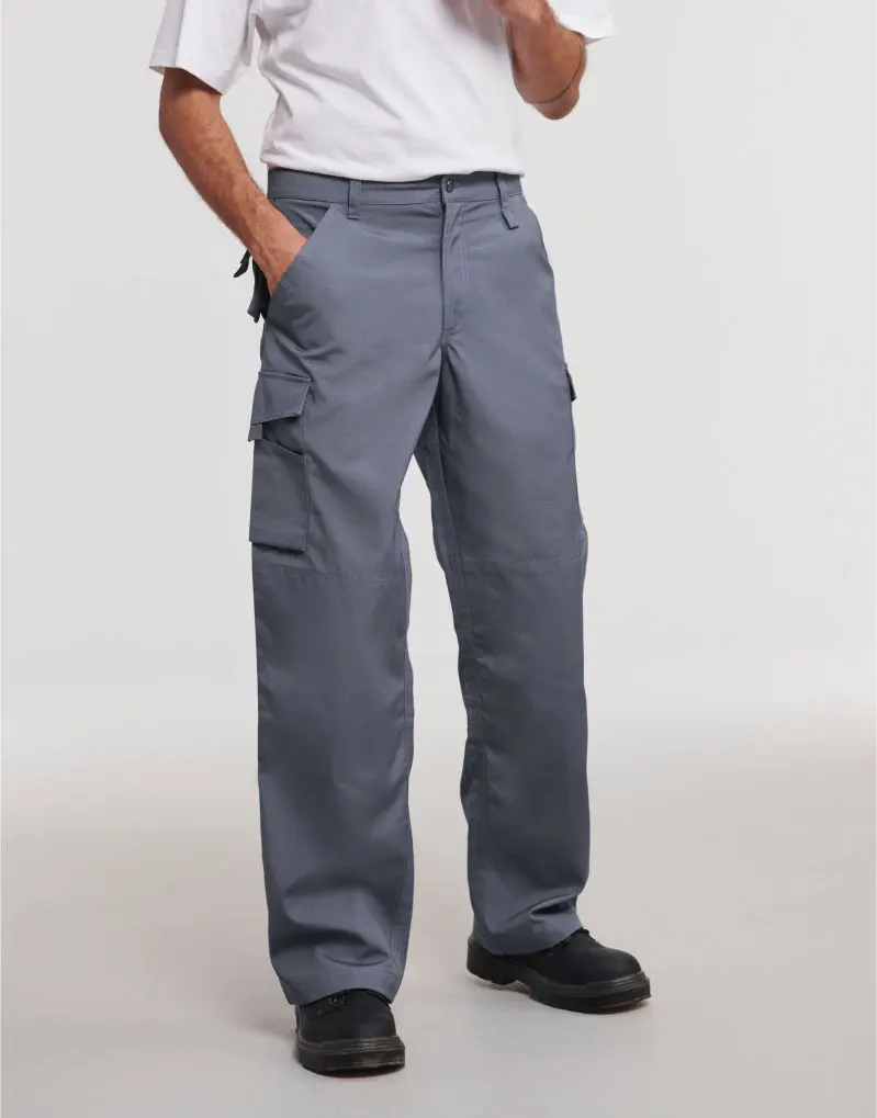 Russell Mens Heavy Duty Workwear Trousers (Reg)
