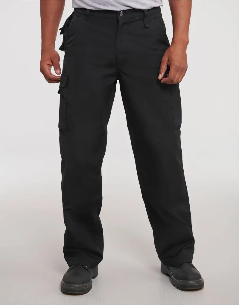 Russell Mens Heavy Duty Workwear Trousers (Tall)