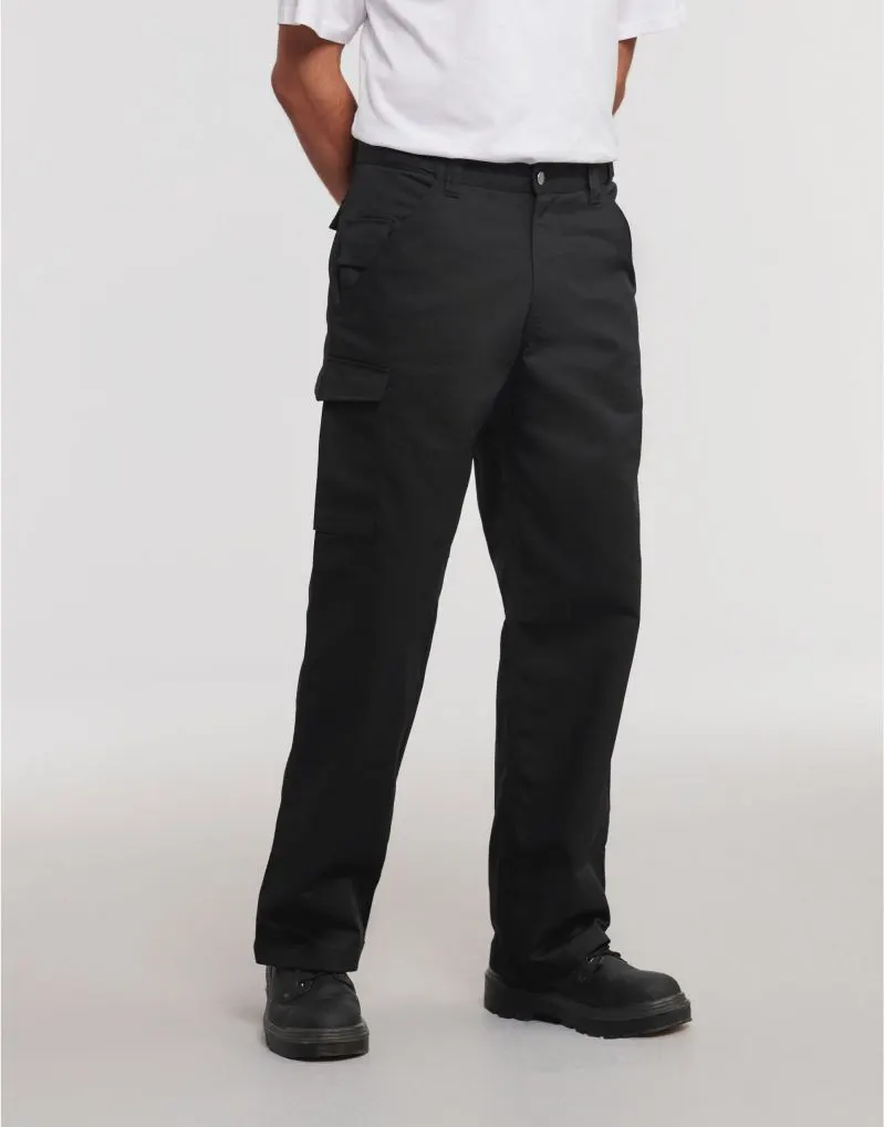 Russell Mens Polycotton Twill Trousers (Tall)