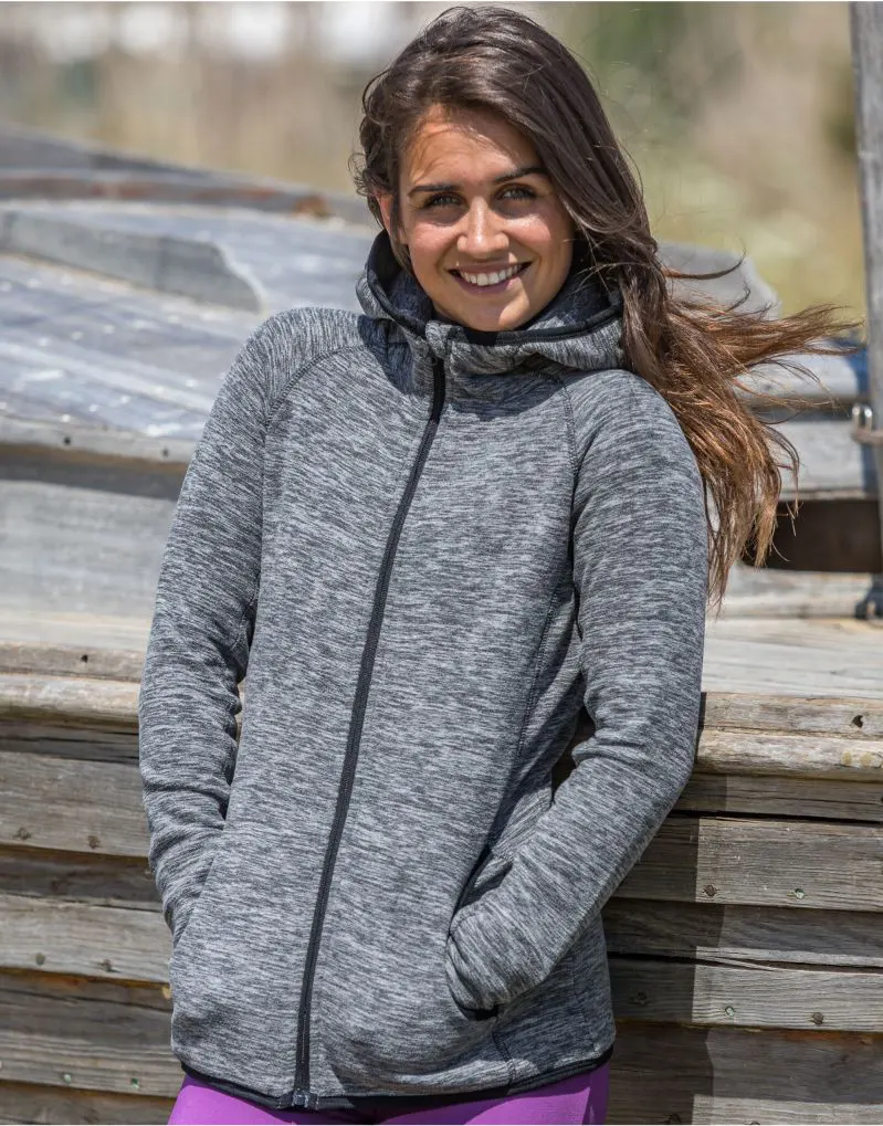 SPIRO FITNESS Womens Microfleece Hoodie