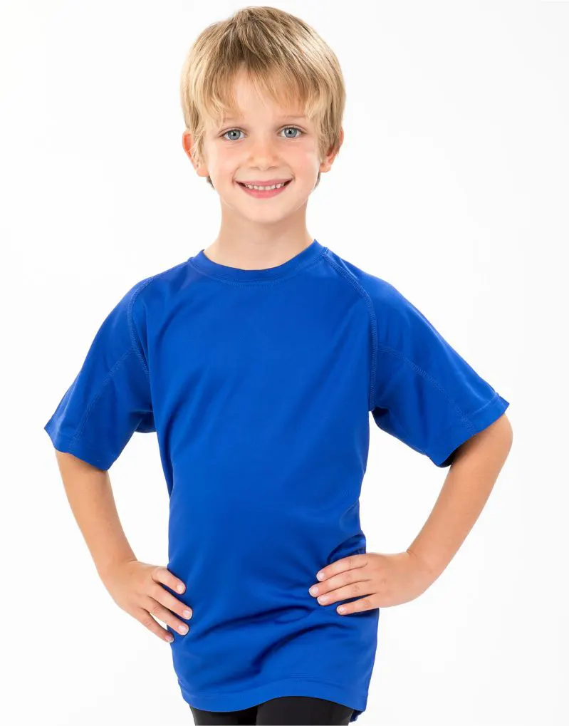 Spiro Impact Kids Junior Performance Aircool Tee
