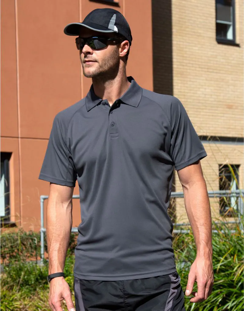 Spiro Impact Mens Performance Air Cool Polo