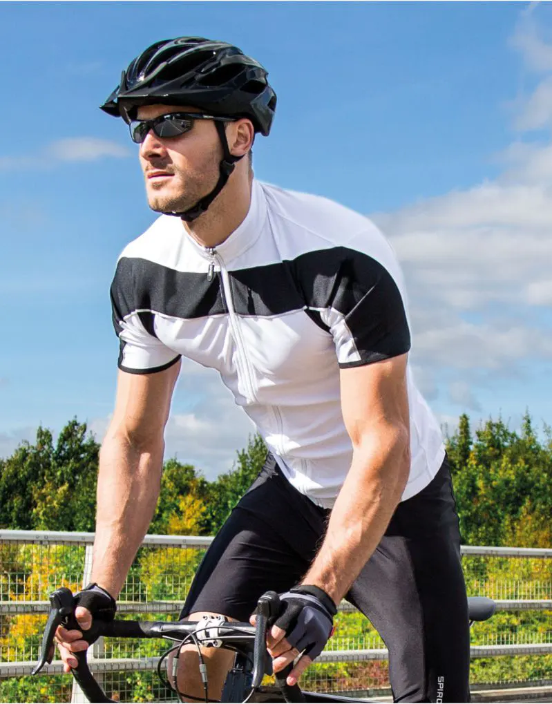 Spiro Mens Bikewear Full Zip Performance Top
