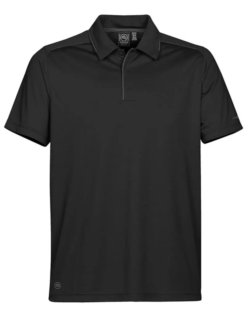 Stormtech Mens Inertia Sport Polo in Black