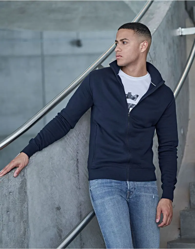 Tee Jays Mens Full Zip Cardigan