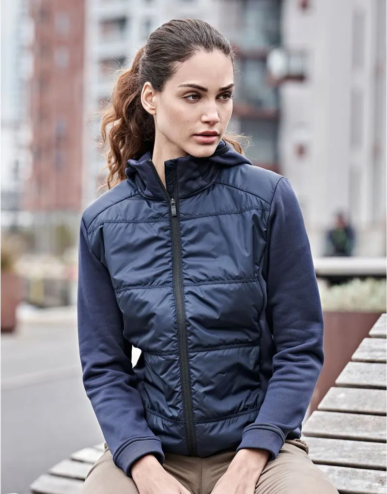 Tee Jays Womens Hybrid-Stretch Hooded Jacket