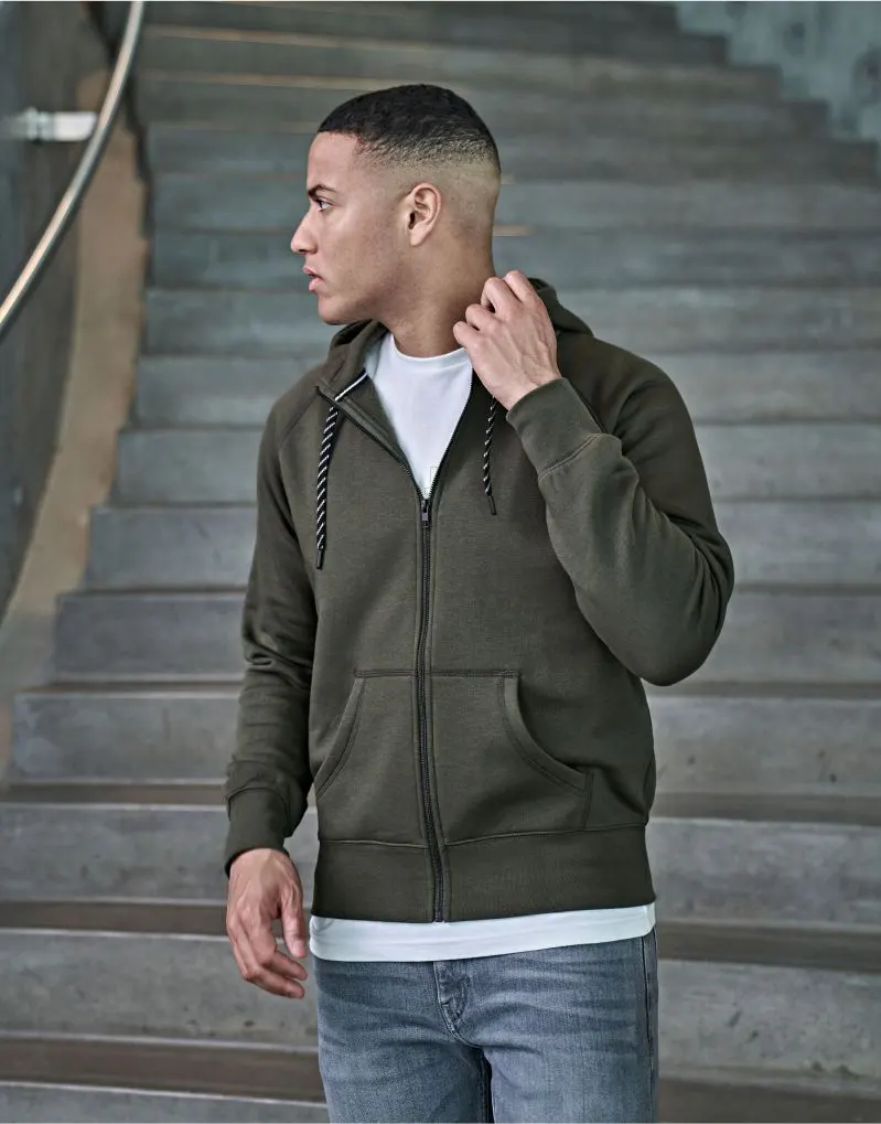 Tee Jays Mens Fashion Full Zip Hood