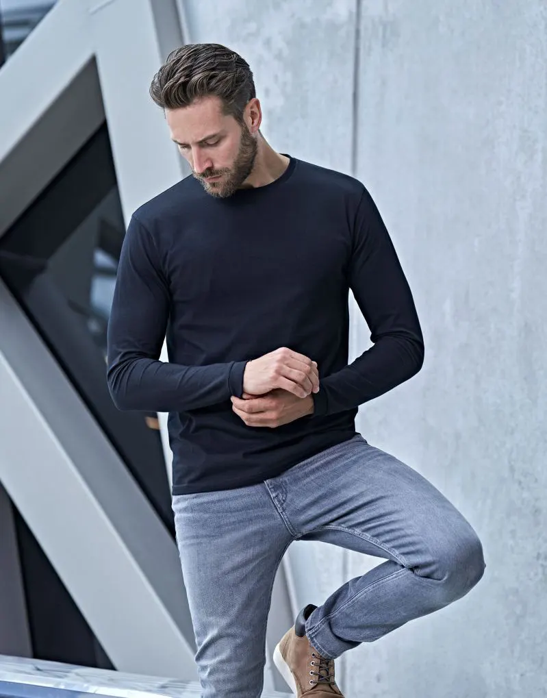 Tee Jays Mens Long Sleeve Fashion Sof-Tee
