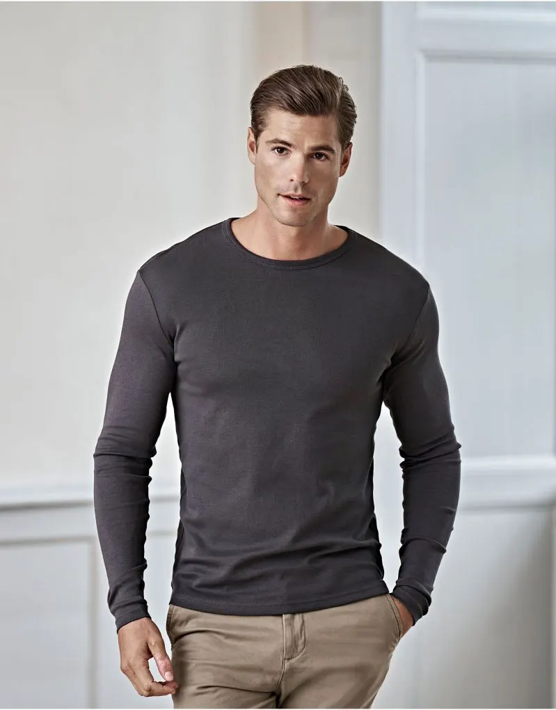 Tee Jays Mens Long Sleeve Interlock Tee