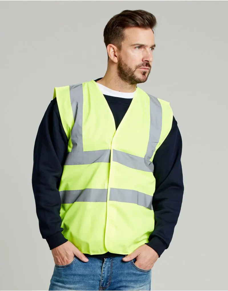 Ultimate Clothing Company UCC 4-Band Safety Waistcoat Class 2
