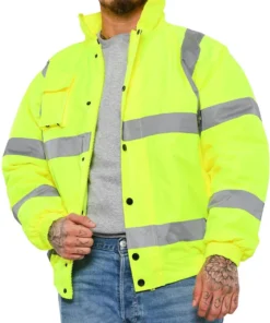 Warrior Tulsa Hi Viz Bomber Jkt