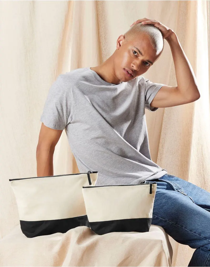 Westford Mill Dipped Base Canvas Accessory Bag