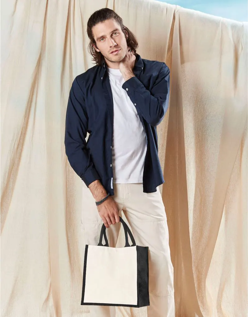 Westford Mill Printers Midi Jute bag