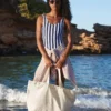 Westford Mill Oversized Heavy Duty Canvas Tote Bag