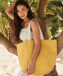 Westford Mill Soft Washed Jute Beach Bag