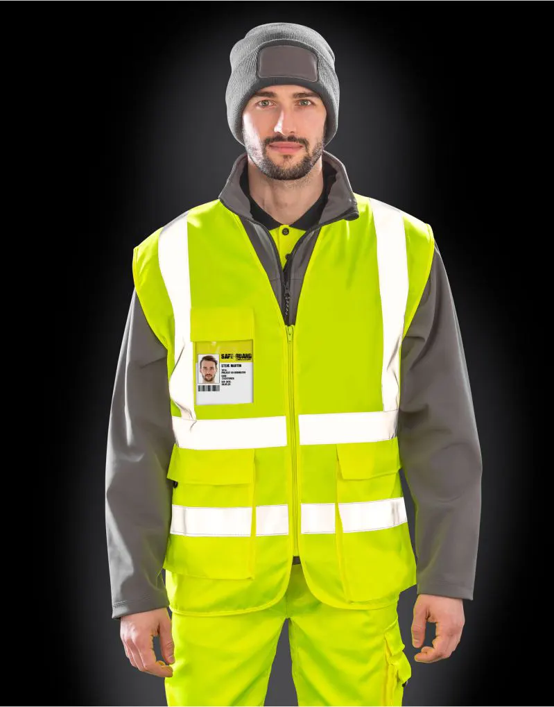WORK-GUARD by Result Heavy Duty Polycotton Security Vest