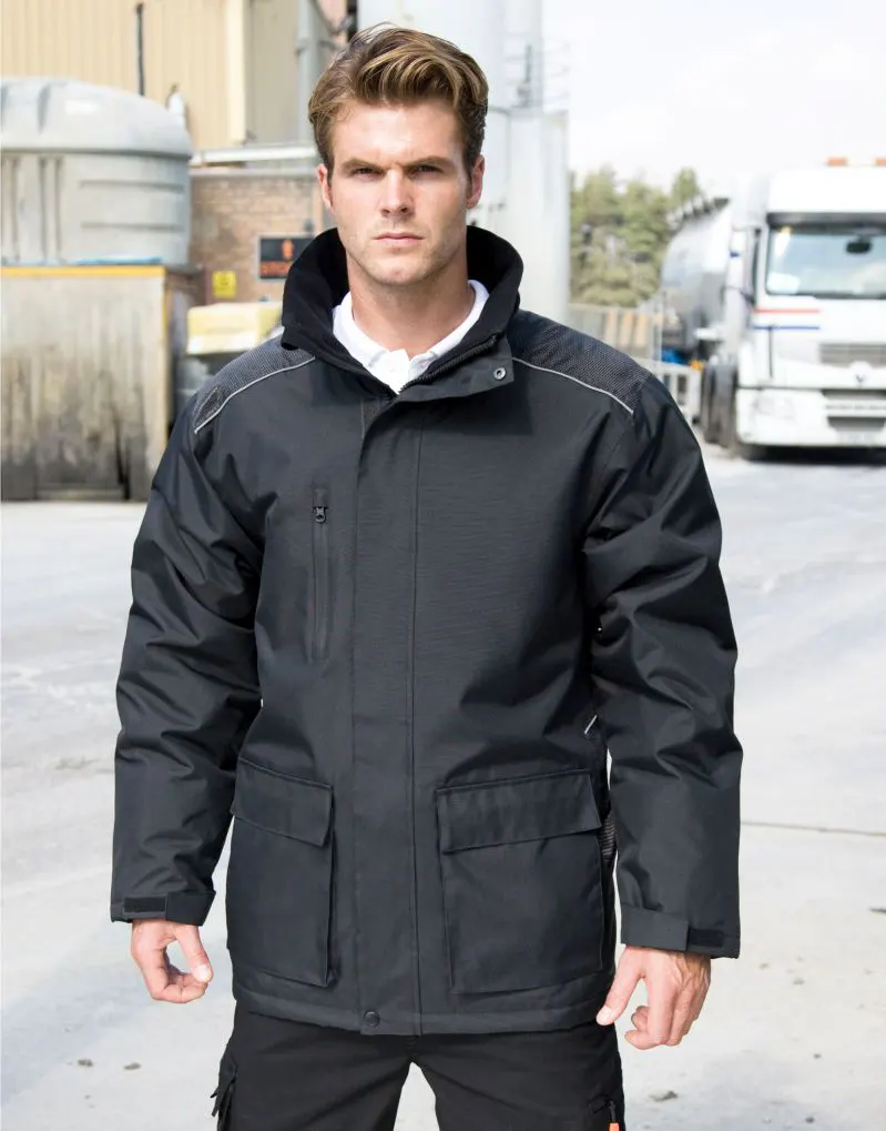 WORK-GUARD by Result Mens Vostex Long Coat