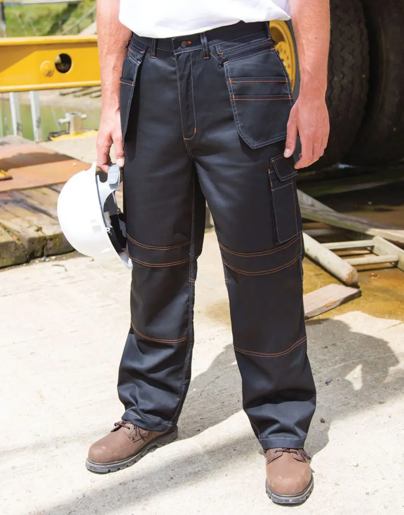 WORK-GUARD by Result Mens Lite X-Over Holster Trousers