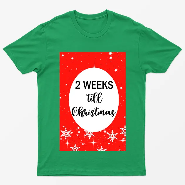 Irish Green 2 Weeks Til Christmas T-Shirt