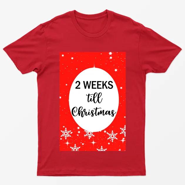 Red 2 Weeks Til Christmas T-Shirt