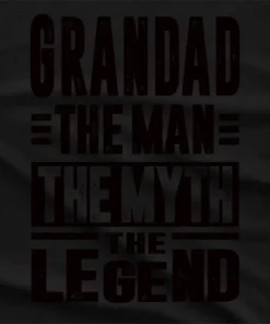 Grandad The Man The Myth The Legend Graphic T-Shirt