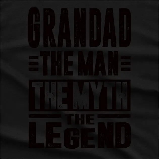 Grandad The Man The Myth The Legend Graphic T-Shirt
