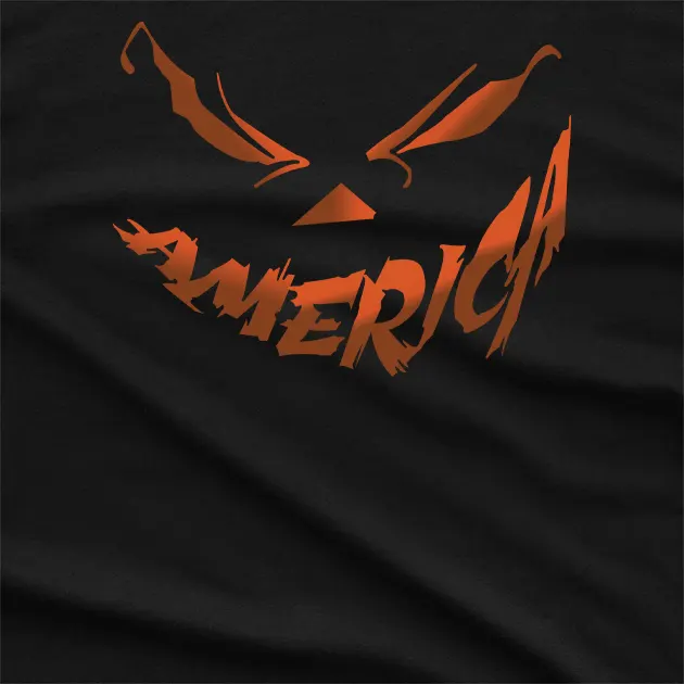 America Halloween Face T-Shirt