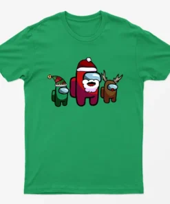 Irish Green Among Us Christmas T-Shirt