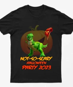 Black Animated Characters Costume Party T-Shirt