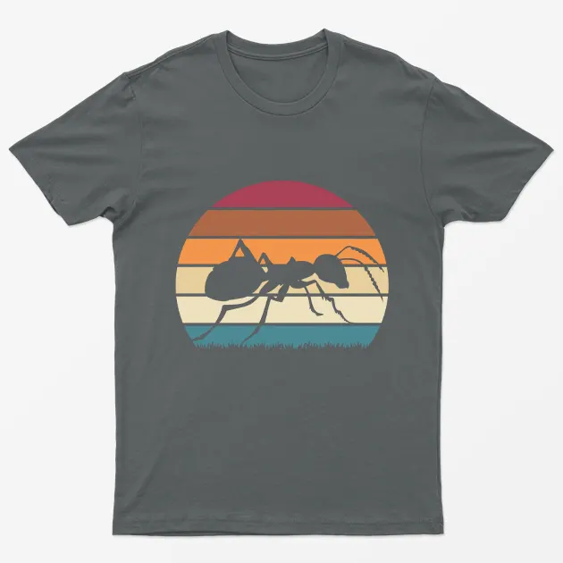 Charcoal Ant Animal Pun T-Shirt