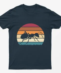 Navy Blue Ant Animal Pun T-Shirt