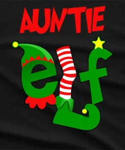 Auntie Elf Graphic T-Shirt