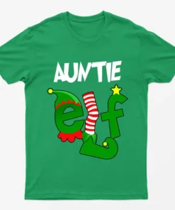 Irish Green Auntie Elf T-Shirt