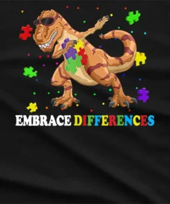 Autism Awareness Embrace Difference T-Shirt