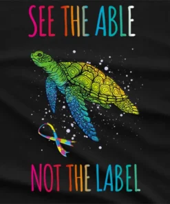 Autism Awareness See The Able Graphic T-Shirt
