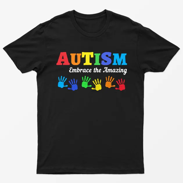 Black Autism Embrace The Amazing T-Shirt