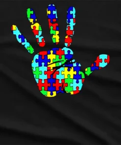 Autism Hand Awareness Graphic T-Shirt