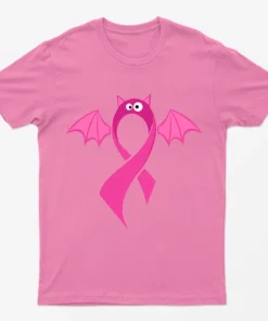 Azalea Breast Cancer Awareness Pink Bat T-Shirt