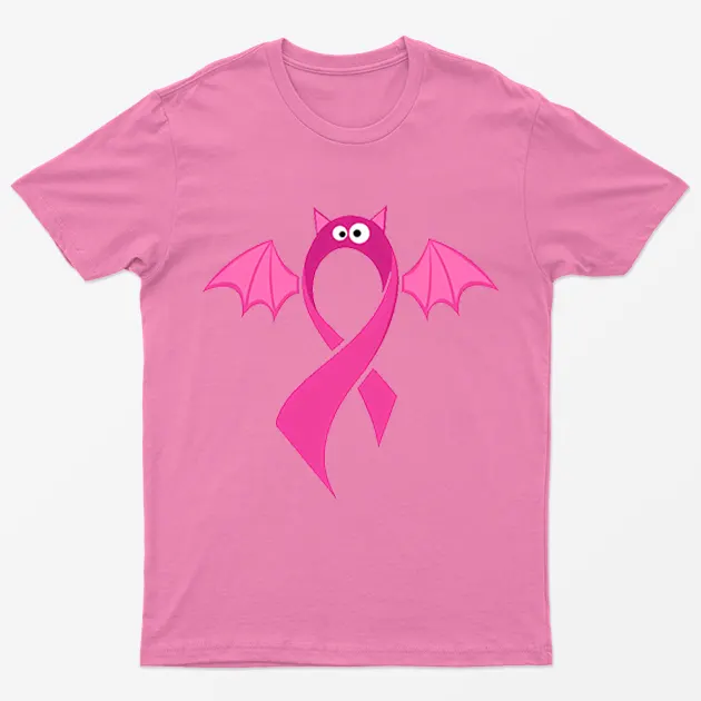 Azalea Breast Cancer Awareness Pink Bat T-Shirt