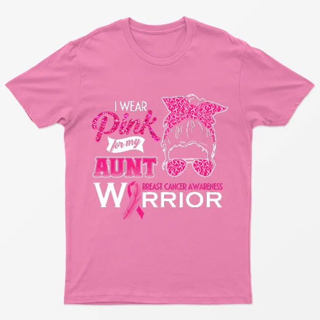 Azalea I Wear Pink for my Aunt Breast Cancer T-Shirt