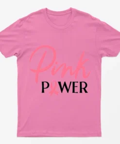 Azalea Pink Power Breast Cancer Awareness T-Shirt