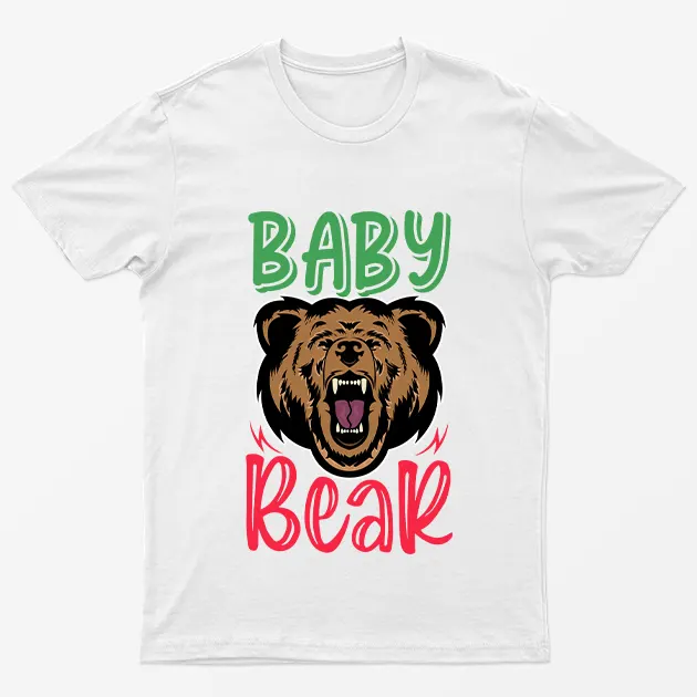 White Baby Bear Christmas T-Shirt