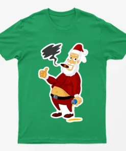 Irish Green Bad Santa Claus T-Shirt