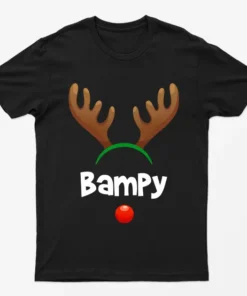Black Bampy Reindeer Nose T-Shirt